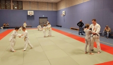 Junioren judo o.l.v. Tristan en Tim G.